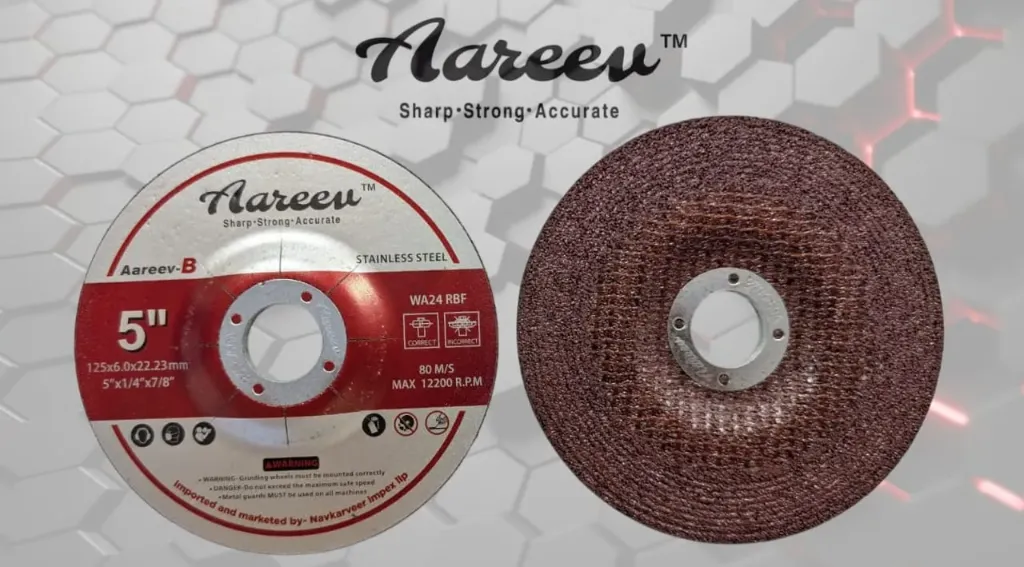 [125622] Aareev D.C Wheels 125x6x22.2 2.5Net (Brown)