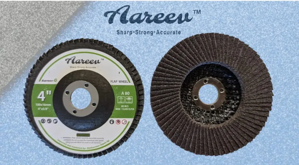 [10016A120] Aareev Flap Disc 100x16 A120 (Black)